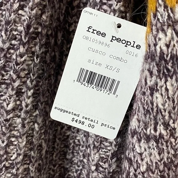 Free People Birds of a Feather Knit Boho Cardigan Size‎ XS/S
